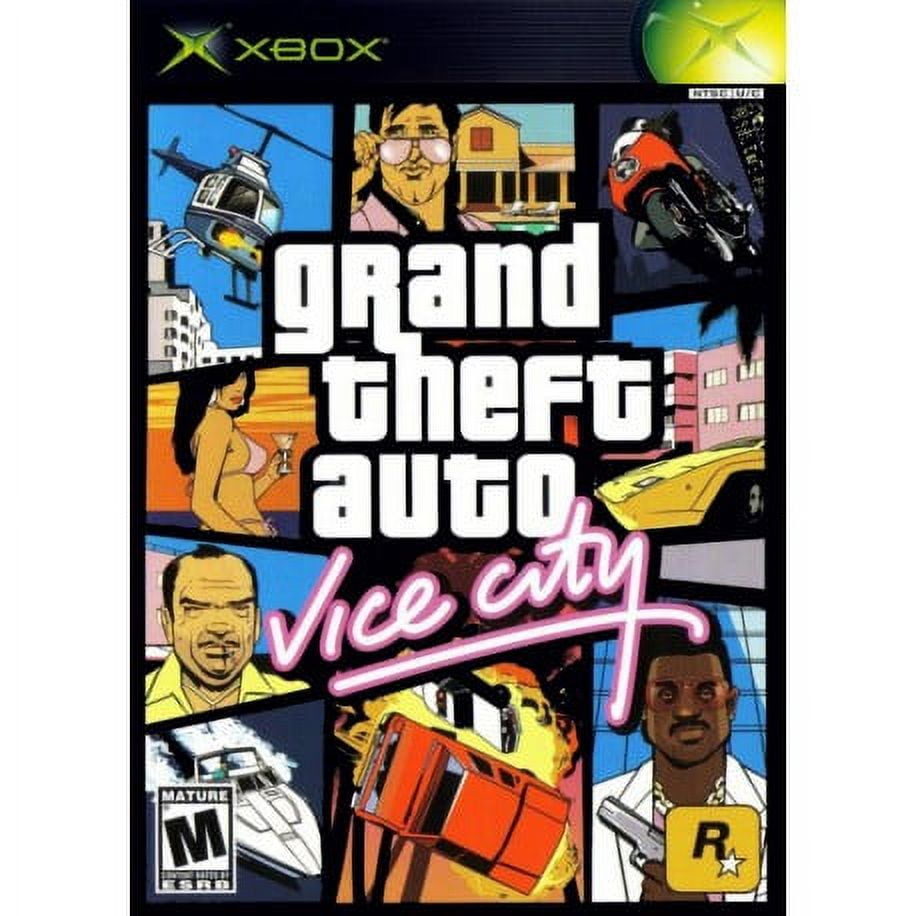 Grand Theft Auto Vice City: Xbox: Video Games 