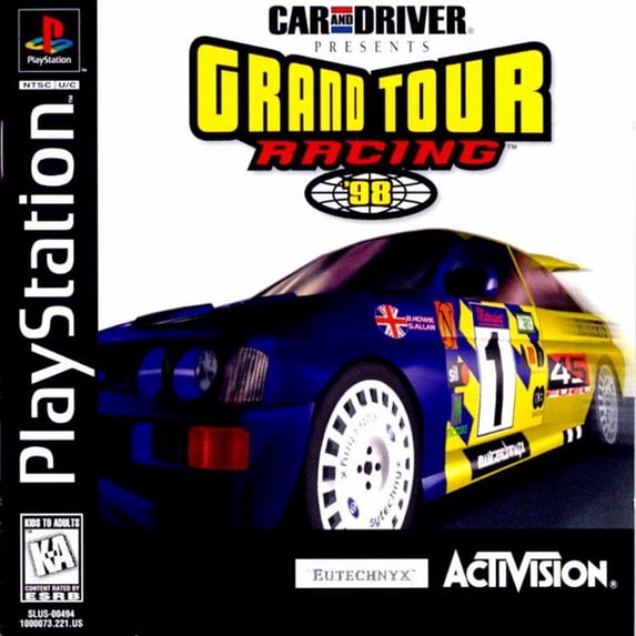 Pre-Owned Car & Driver: Grand Tour Racing - Complete in Box, Black Label - PS1 Playstation 1 PSX