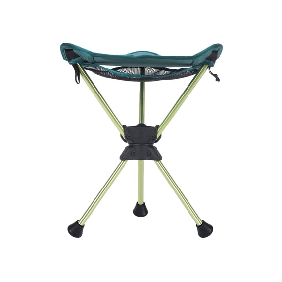 Grand Trunk Compass 360 Folding Outdoor Swivel Camping Stool, Spruce Green