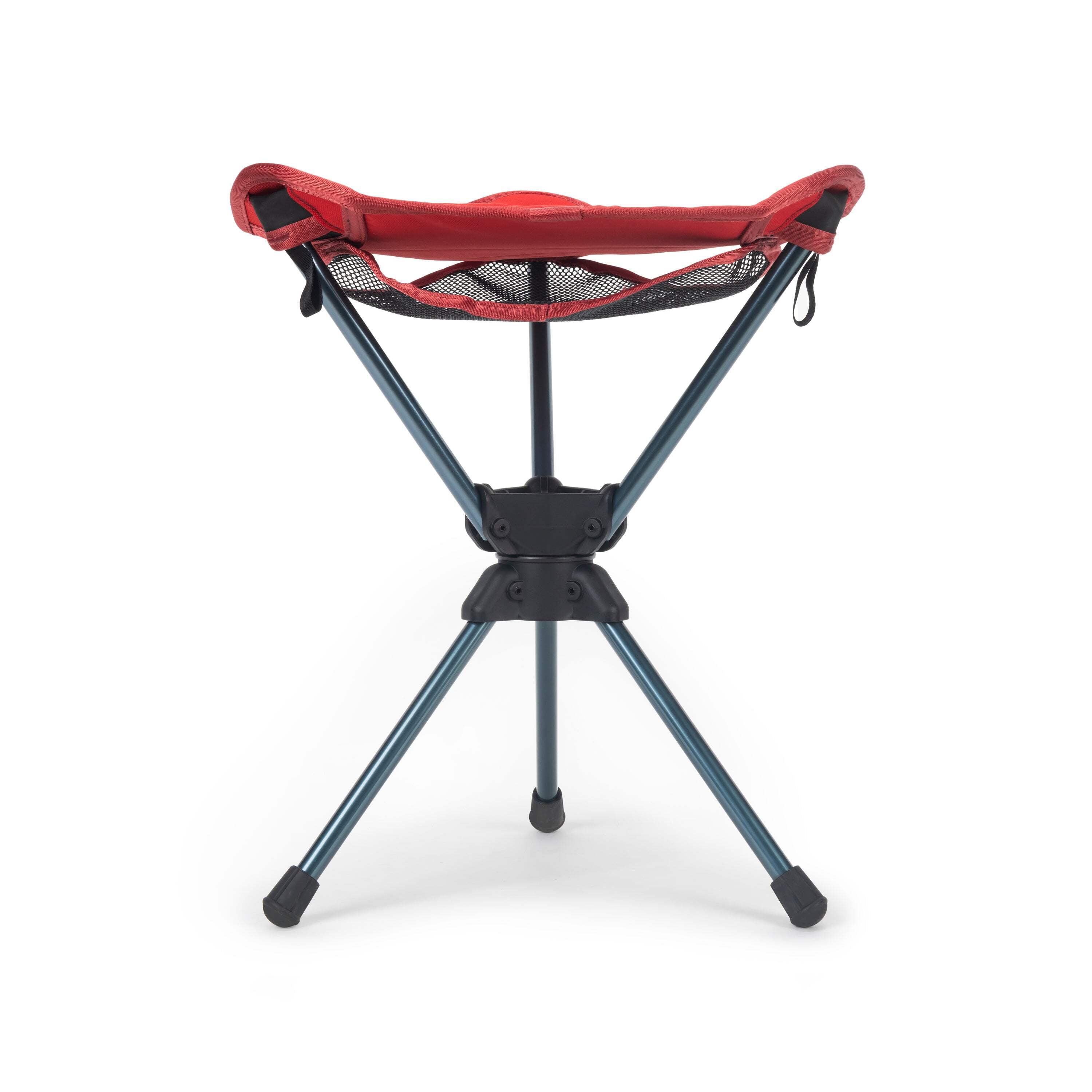 Clay Red Lightweight Portable Swivel Camping Stool
