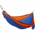 thumbnail image 1 of Grand Trunk Double Parachute Nylon Print Blue/Orange Hammock, 1 of 4