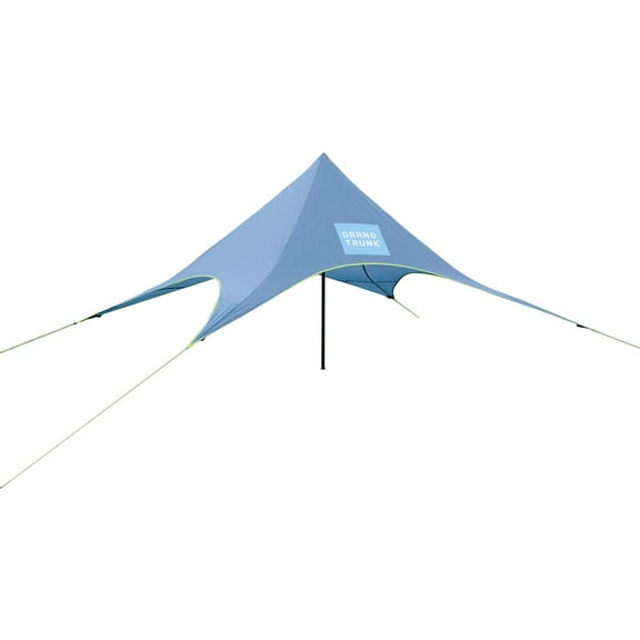 Grand Trunk ShadeCaster 2P Sunshade – Lightweight 7x7 ft Beach & Camp Shelter with UPF 50 Protection, Wind-Resistant Design & Adjustable Pole