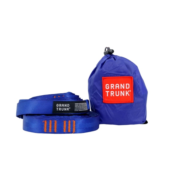 Grand Trunk Trunk Straps – Tree-Friendly Hammock Suspension System, 36 Adjustment Points, 400 lb Capacity, 10 ft Straps with Stuff Sack