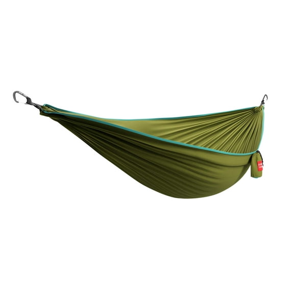 Grand Trunk TrunkTech Double Camping Hammock Lightweight Ripstop Nylon with Integrated Stuff Sack for Backpacking Hiking and Travel
