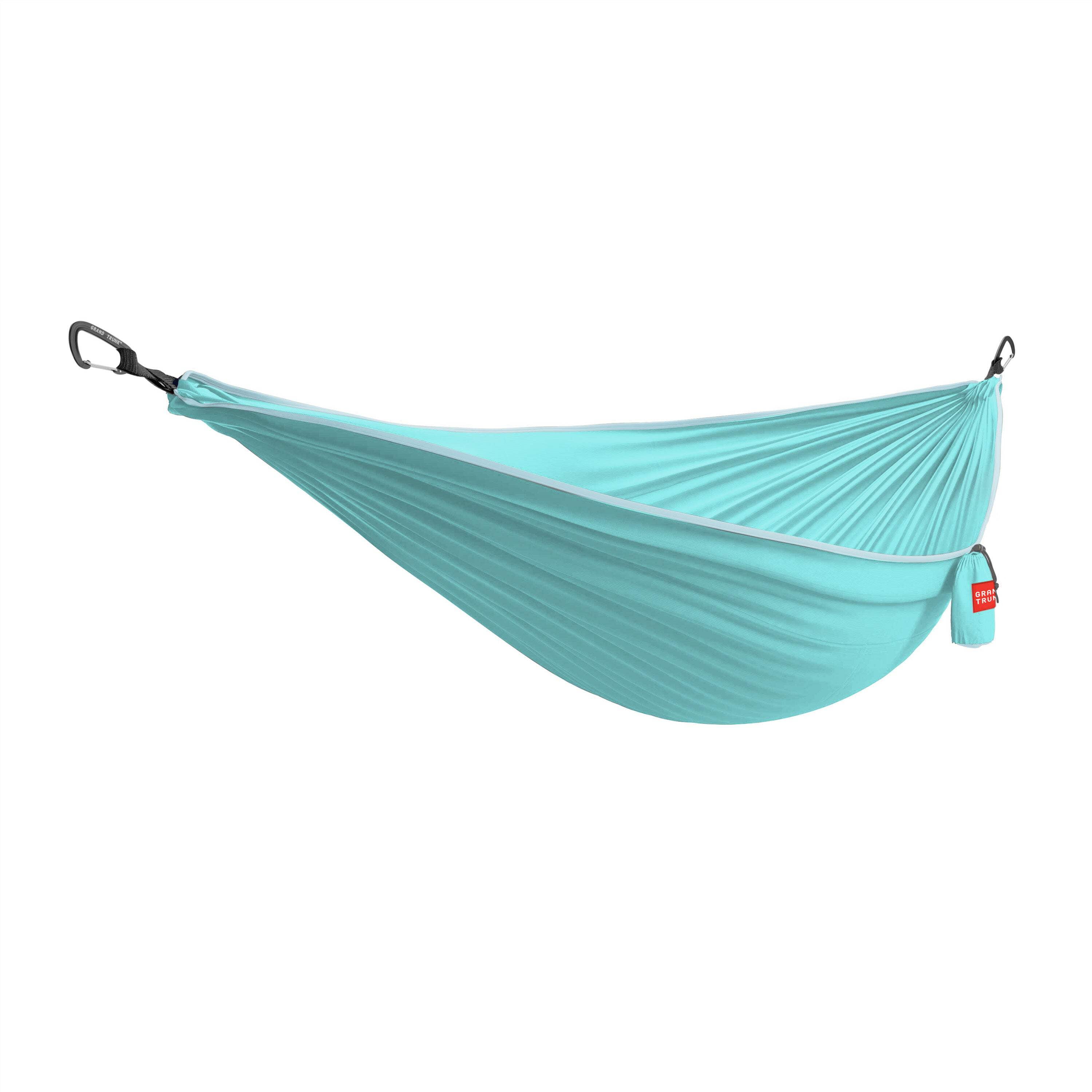 Grand Trunk TrunkTech Double Camping Hammock Lightweight Ripstop Nylon with Integrated Stuff Sack for Backpacking Hiking and Travel
