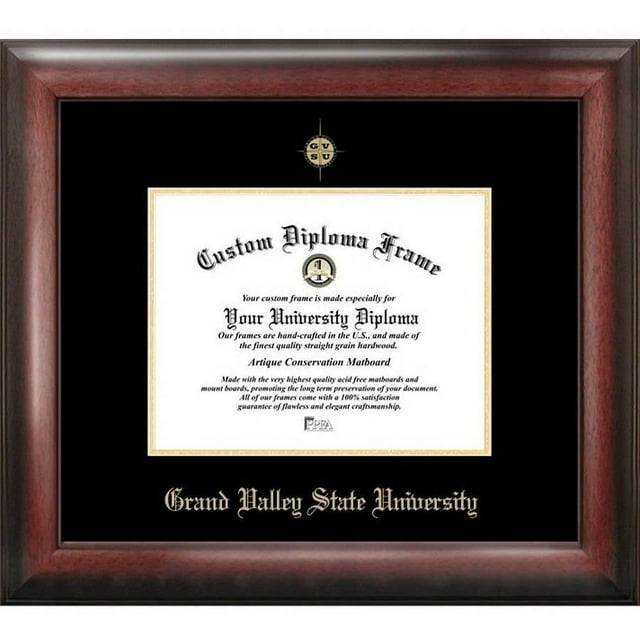 Grand Valley State University 7" x 9" Gold Embossed Diploma Frame