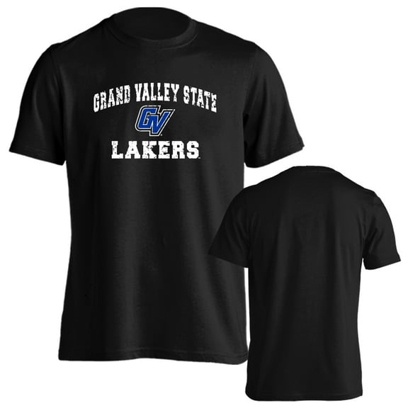 Grand Valley State University Lakers Distressed Retro Short Sleeve T-Shirt