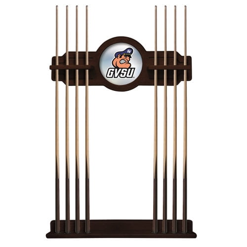 Grand Valley State University Solid Wood Cue Rack with a English Tudor Finish