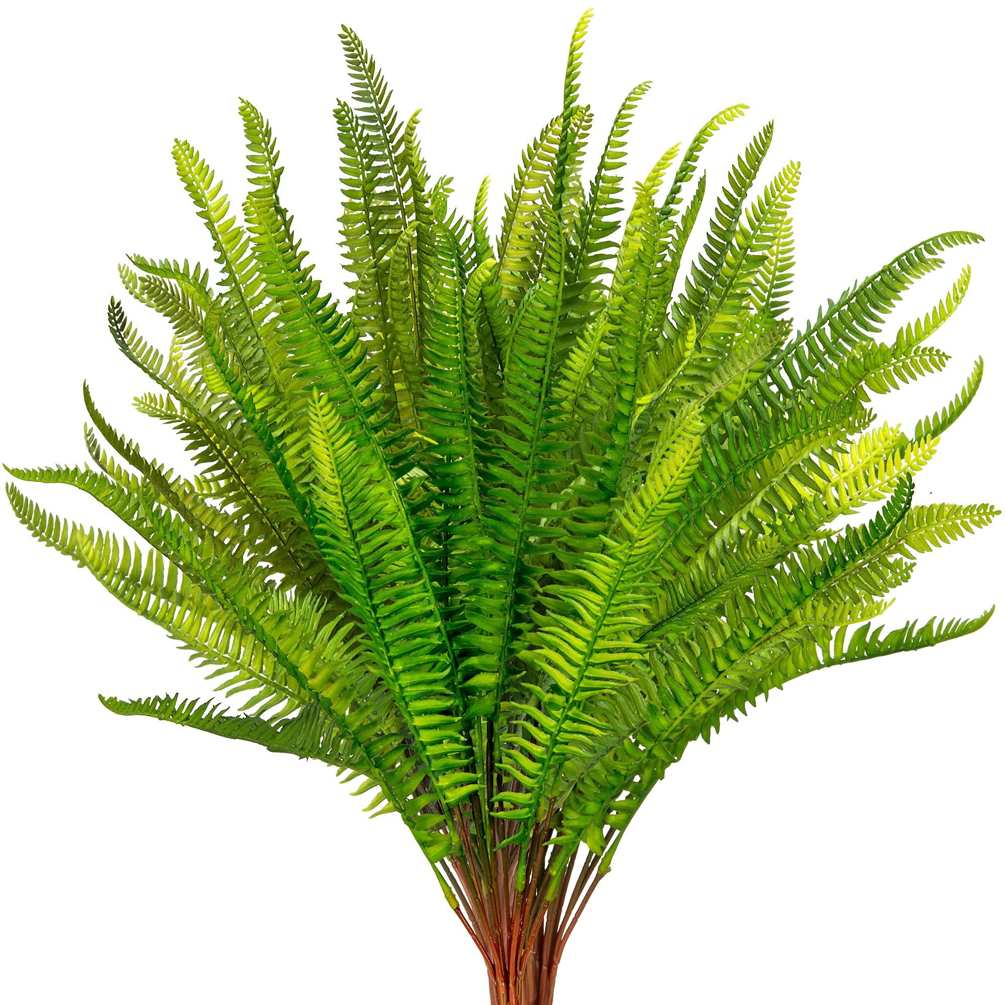 Boston Fern Artificial Greenery Arrangement with Real-Touch Plastic Stems