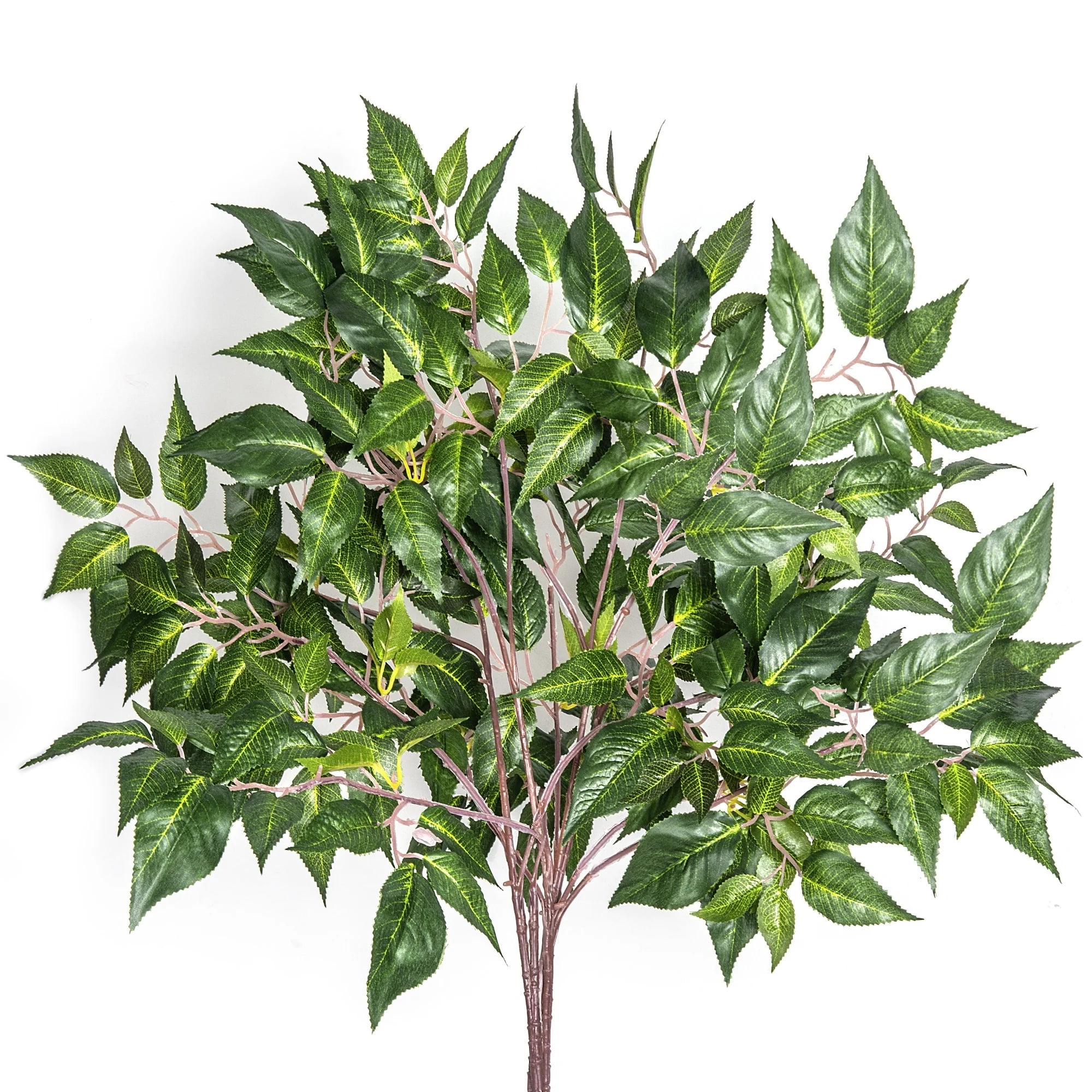Grand Verde Ficus Tree Artificial Branches 23” Silk Leaves Greenery