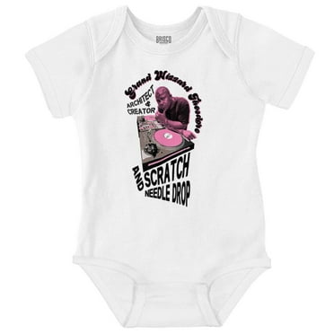 Grand Wizzard Theodore Hip Hop DJ Romper Boys or Girls Infant Baby Brisco Brands 12M