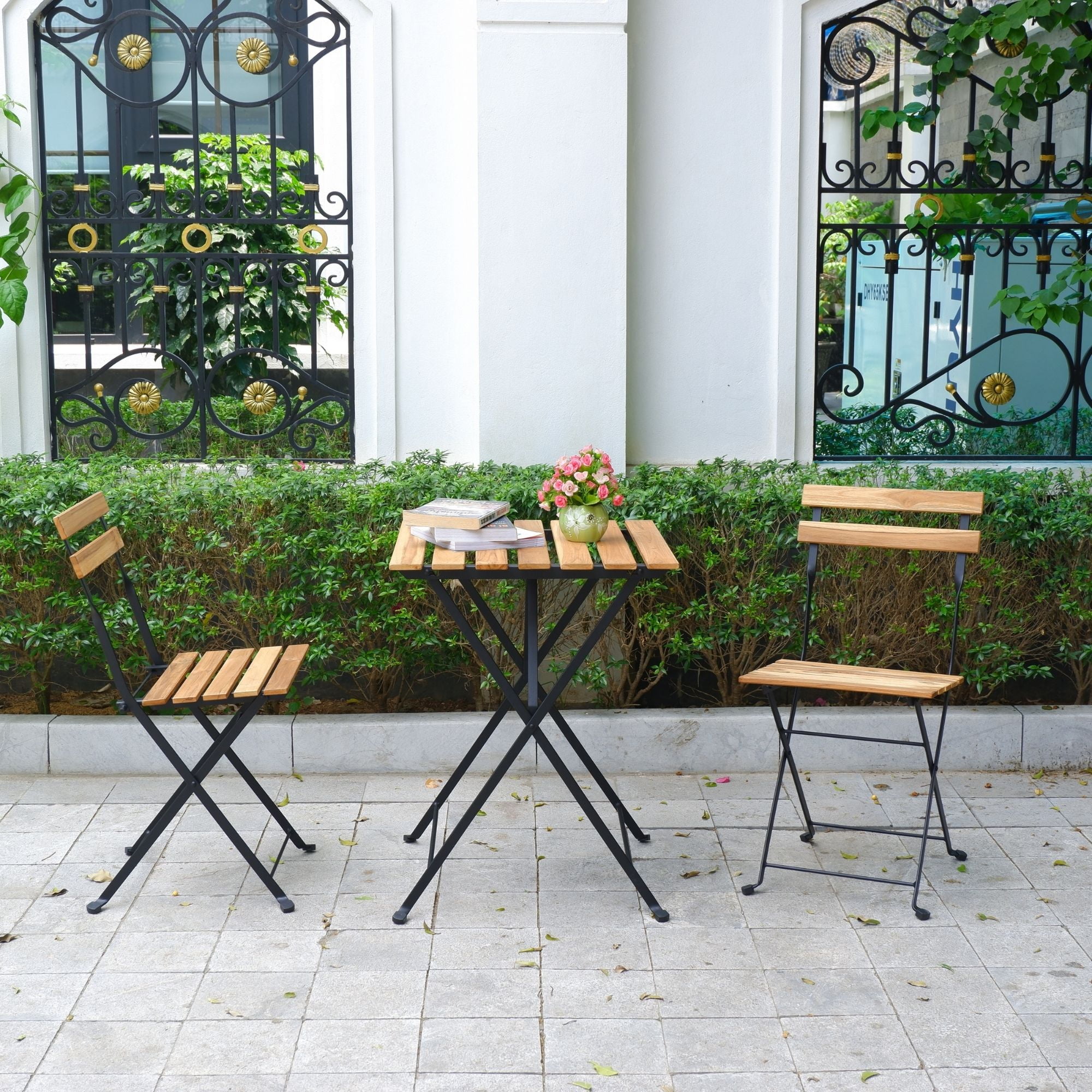 Grand patio 3Piece Bistro Set Folding Outdoor Furniture Sets with