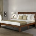 thumbnail image 1 of GrandRest 12 inch Classic Solid Wood Platform Bed with Headboard, Full, 1 of 2