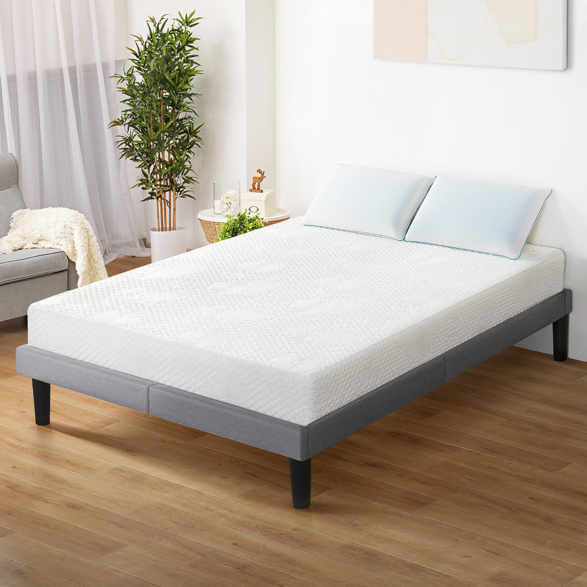 GrandRest 9'' Adult True Comfort Gel Memory Foam Mattress, Medium Firm