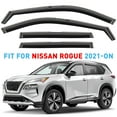 thumbnail image 1 of GrandWheel Co Window Deflectors Smoke Tinted In-Channel Side Window Vent Visor Deflectors Rain Guards Compatible with Rogue 2021-2025 - 4pcs. GW0604, 1 of 9