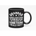 thumbnail image 1 of Grandad Knows Everything - Grandpa Appreciation, Father's Day, Black 11oz Ceramic Mug, 1 of 5
