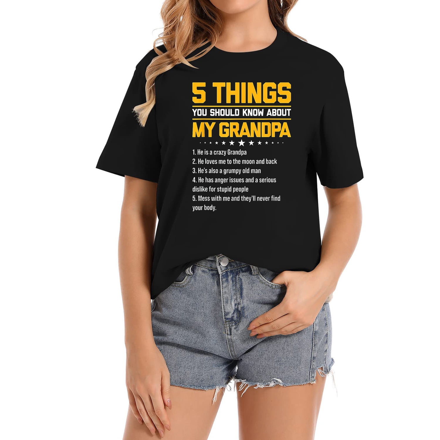5 Things You Should Know About My Grandpa T-Shirt 5 Things You Should Know About My Grandpa T-Shirt