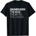 thumbnail image 1 of Granddaddy Shirt Gift: The Man The Myth The Legend T-Shirt, 1 of 3