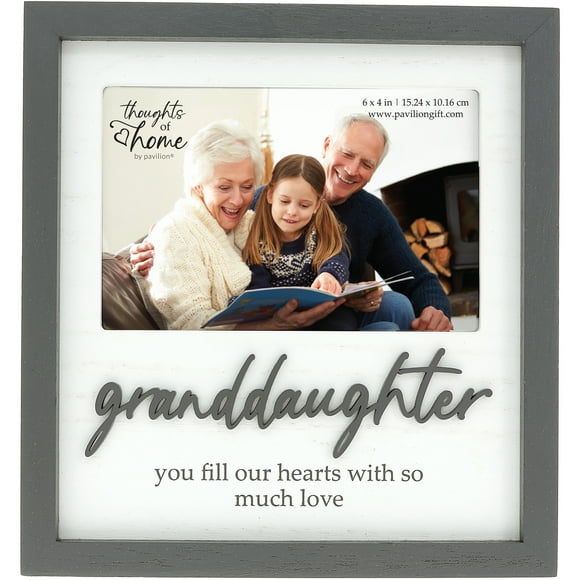 Pavilion Gift Company - Granddaughter - 7.75" x 8.25" Frame (Holds a 6" x 4" Photo)