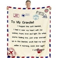 thumbnail image 1 of Granddaughter Bed Throw Blankets 130x150cm Granddaughter Gift from Grandma Grandad Granddaughter Blankets And Throws Granddaughter Birthday Gift I Love You Gift (GRANDDAUGHTER-1), 1 of 6