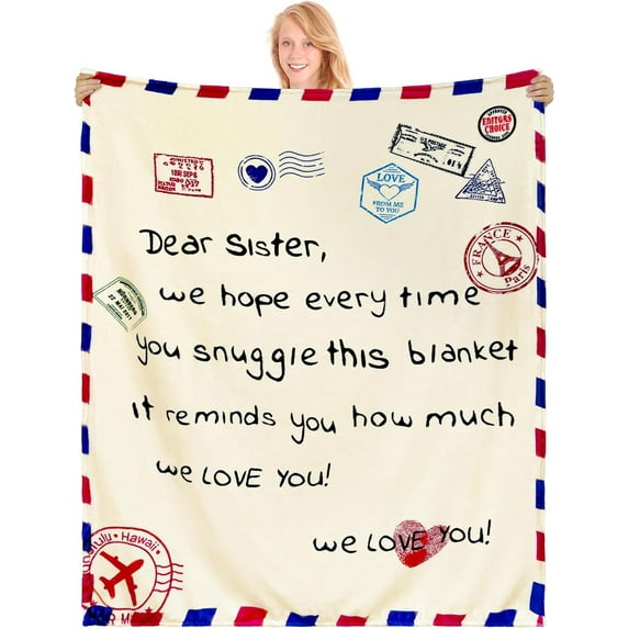 Granddaughter Bed Throw Blankets 130x150cm Granddaughter Gift from Grandma Grandad Granddaughter Blankets And Throws Granddaughter Birthday Gift I Love You Gift (GRANDDAUGHTER-1)