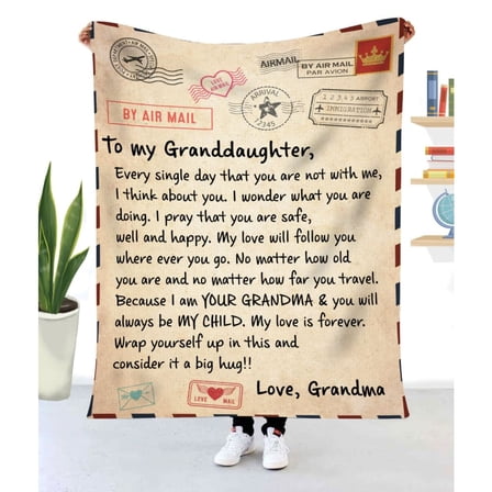 Granddaughter Every Single Day That You Are Not With Me I Think About You - Blanket, 30x40in Fleece Blanket