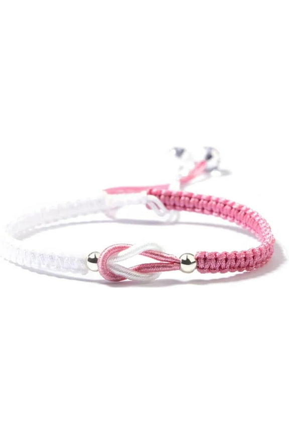 To My Granddaughter Forever Linked Together Handmade Braided Bracelet, Granddaughter Bracelet from Grandma, Adjustable Infinite Love Braided Bracelets, Handmade Bracelets