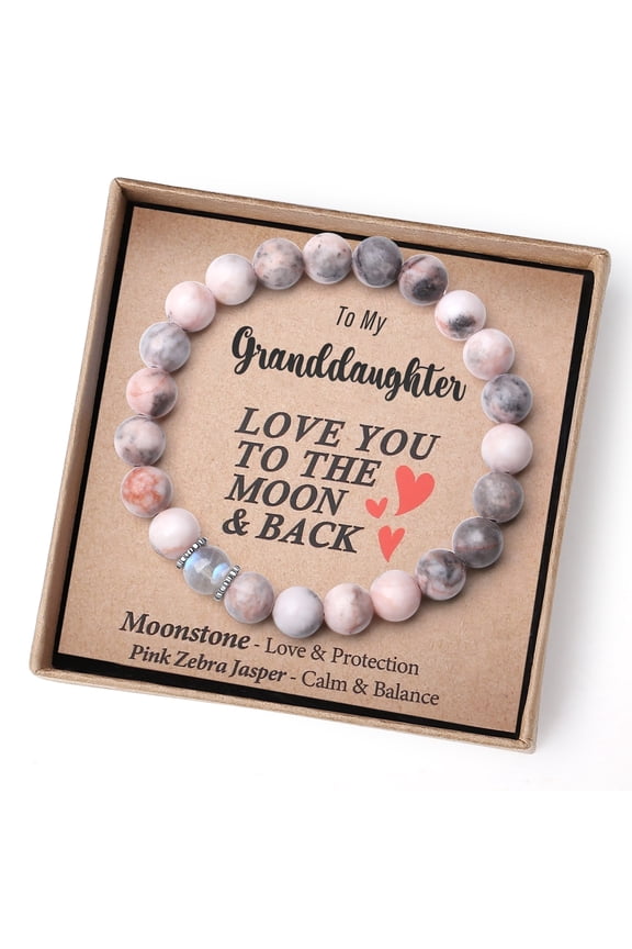 Granddaughter Gifts from Grandma Grandpa Christmas Stocking Stuffer for Granddaughter Bracelet Birthday Teen Gifts Ideas Valentines Easter