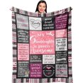 thumbnail image 1 of Granddaughter Gifts from Grandma, Granddaughter Gifts, Birthday Gifts Blanket 60\u201d x 50\u201d for Granddaughter, Sweet Granddaughter Gifts from Grandparents, Granddaughter Blanket Gifts Idea, 1 of 6