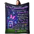 thumbnail image 1 of Granddaughter Gifts from Grandma, Granddaughter Gifts Blanket, Gifts for Granddaughter, Great Granddaughter Gifts, Granddaughter Gifts from Nana, Birthday Gifts for Granddaughter Throw Blanket 60"*50", 1 of 6