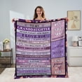 thumbnail image 1 of Granddaughter Gifts from Grandma, Granddaughter Gifts Soft Blanket, Birthday for Granddaughter from Grandparents, Christmas Thanksgiving Gifts Flannel Throw Blanket 60x50inch, 1 of 6
