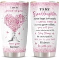 thumbnail image 1 of Granddaughter Gifts from Grandma, Granddaughter Gifts Tumbler, Great Gifts for Granddaughter, Granddaughter Birthday Graduation Gift from Grandparents, To My Granddaughter Coffee Cup 20oz 1PC, 1 of 6