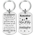 thumbnail image 1 of Granddaughter Gifts - I Love My Granddaughter Birthday Graduation Christmas Keychain, 1 of 6