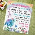 thumbnail image 1 of to My Granddaughter TurtleThrow Blanket Granddaughter Gifts from Grandma Birthday Gifts for Granddaughter Lightweight Flannel Warm Soft Blanket Gift for Girl Women for Home Sofa 50"x60"for Teen, 1 of 6