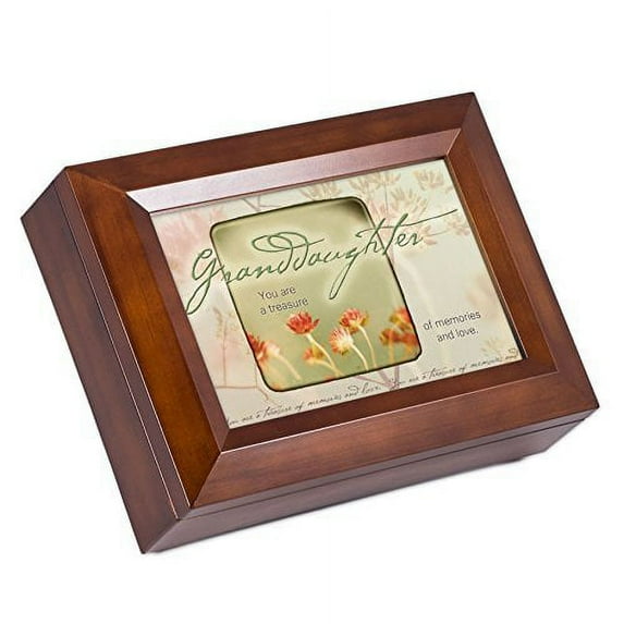 Granddaughter You are a Treasure Dark Wood Jewelry Music Boxâ??You Are My Sunshine