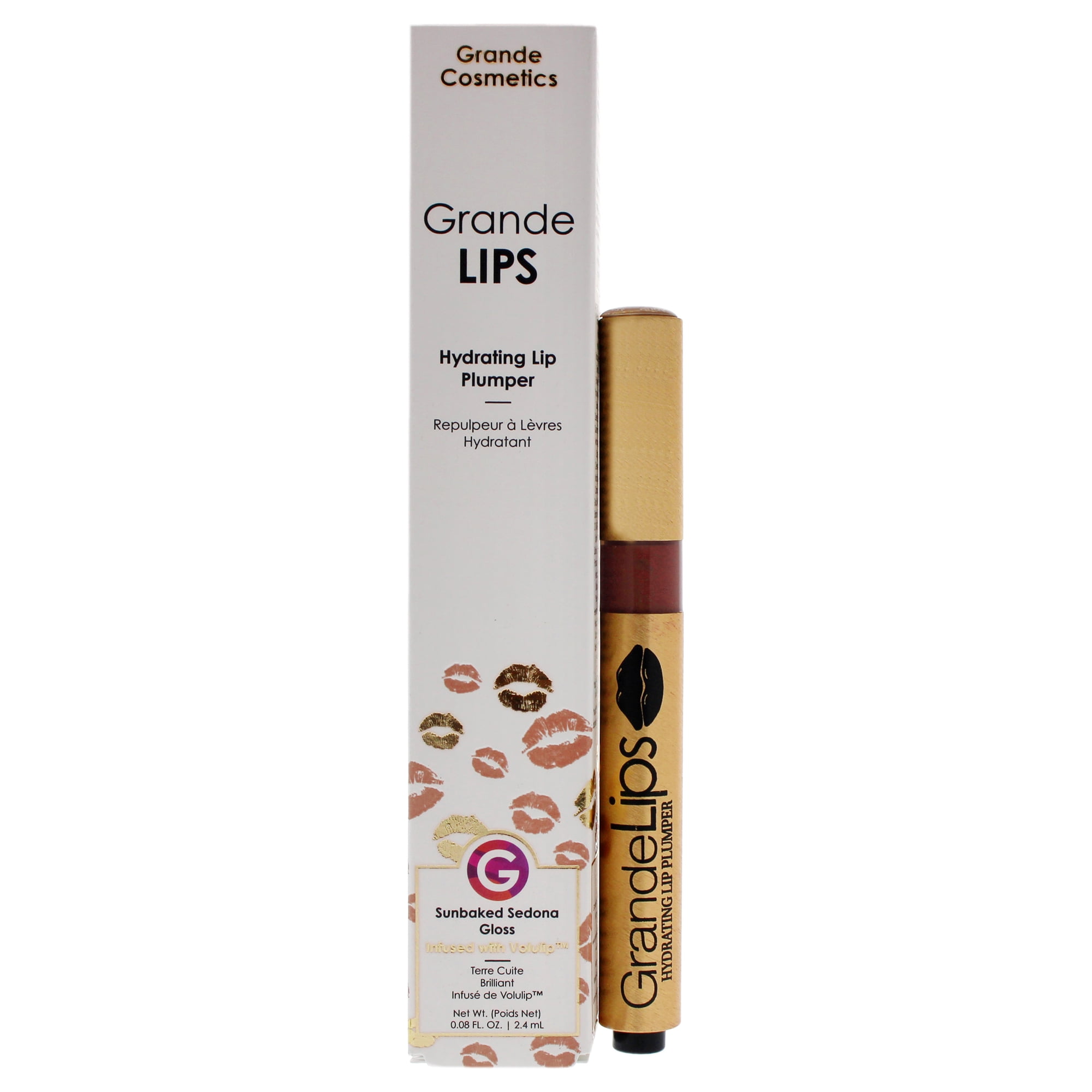 Grande Cosmetics GrandeLIPS Hydrating Lip Plumper - Sunbaked Sedona, 0.08 oz Lip Gloss
