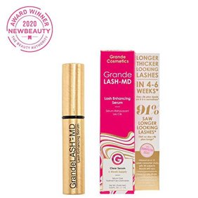 Grande Cosmetics Lash MD Enhancing Serum, 6 Week Supply, 0.03 Fl oz / 1 ml