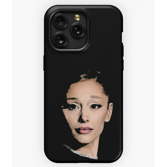 Grande Head Ariana Pop Star Fan Art G3167 Phone Case for iPhone17 16 15 14 13 12 11 Pro Max