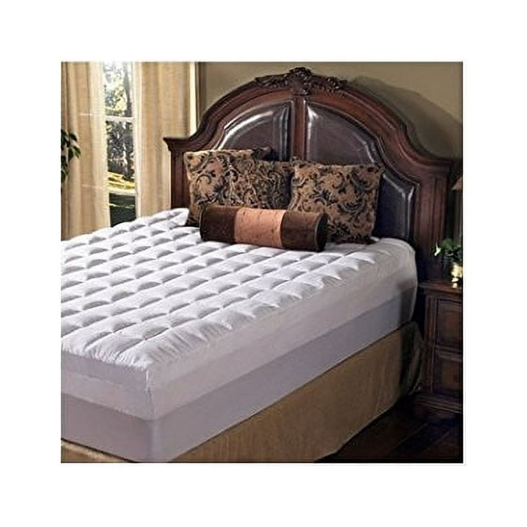 Grande Hotel Collection 4.5 Inch Memory Foam and Fiber Mattress Topper Size  King