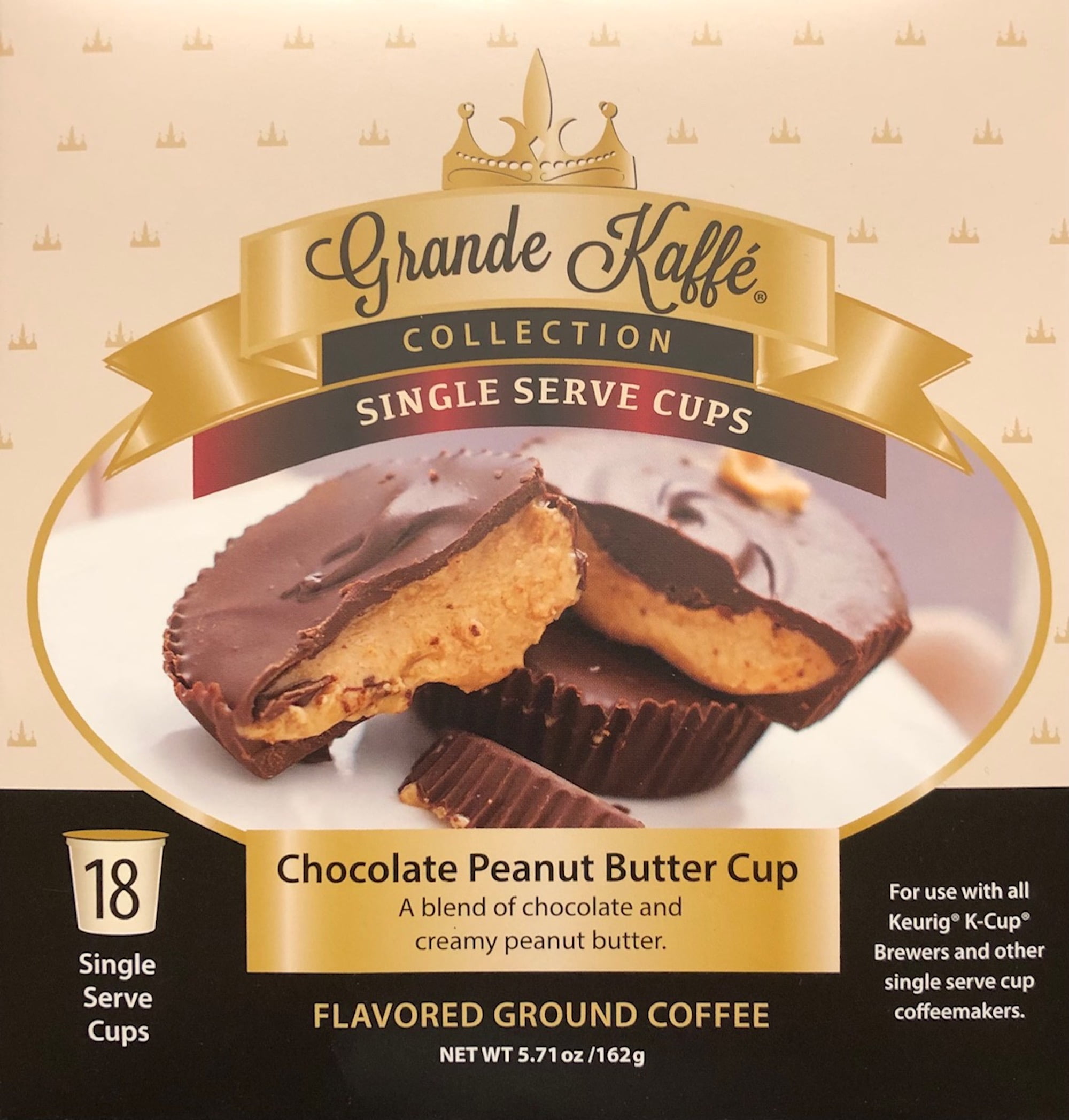 Grande Kaffe Chocolate Peanut Butter Cup Ground Kuwait Ubuy