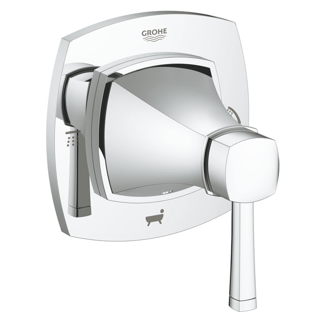 GROHE Seabury Single Handle 3-Port Diverter Valve Trim Kit In Oil Rubbed Bronze Valve Sold Separately 19222zb0