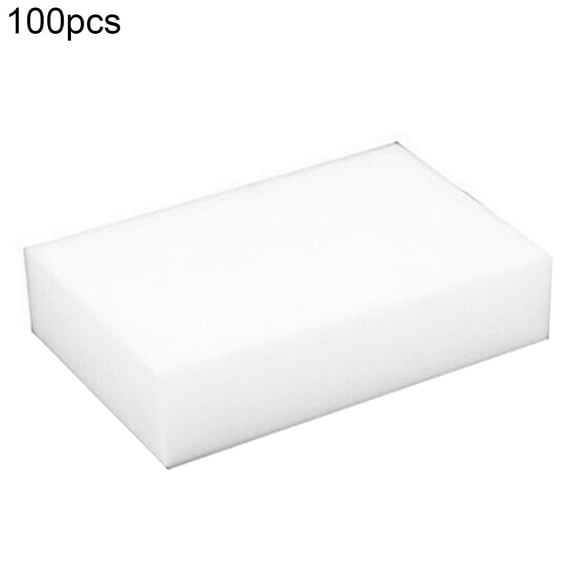 Grandest Birch 100Pcs Kitchen Bathroom Melamine Cleaning Sponge Eraser Duster Foam Pads Tool Cleaning Tool Non-toxic Flexibility C