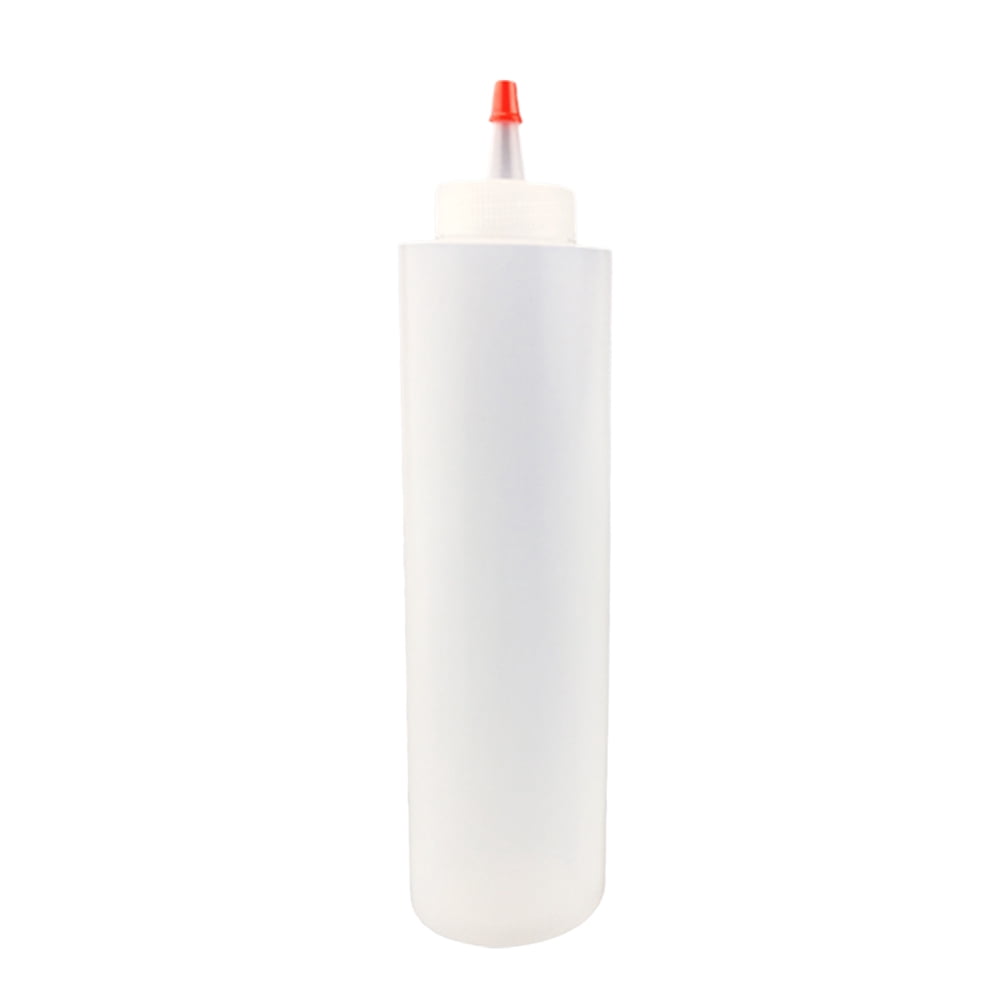 Grandest Birch 10PCS 16oz Clear Squeezes Condiment Bottles Sauces Ketchup Syrup Storage Container,16oz