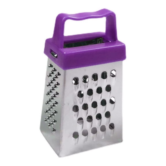 Grandest Birch 10PCS Box Grater Multi-function Vertical Stainless Steel Non-Slip Safe Vegetables Grater for Kitchen,Purple