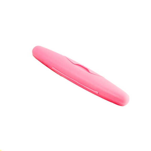 Grandest Birch 10PCS Portable Toothbrush Case Box Plastic Travel Tooth Brush Cover Sealed Holder,Pink