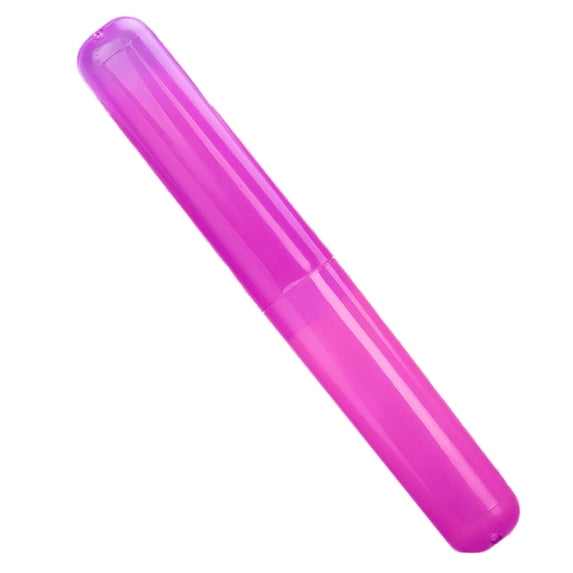 Grandest Birch 10PCS Portable Travel Dustproof Hygiene Toothbrush Holder Case Plastic Storage Box,Purple