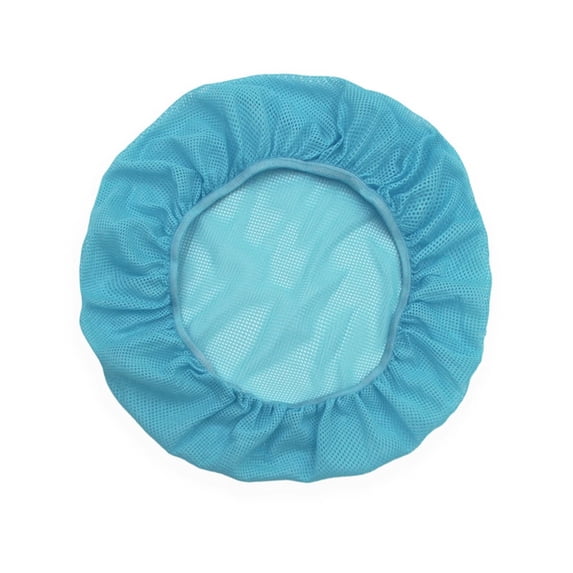 Grandest Birch 10PCS Reusable Bakery Hat Mesh Chef Cap Soft Breathable Friendly to Skin Washable Cooking Cap Protective Headwear,Sky Blue