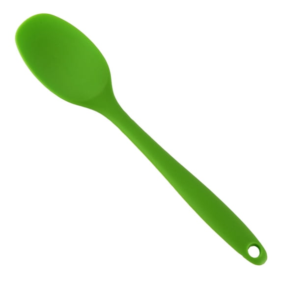Grandest Birch 10PCS Silicone Long Handle Spatula Non-stick Scraper Spoon Kitchen Cooking Utensil,Green
