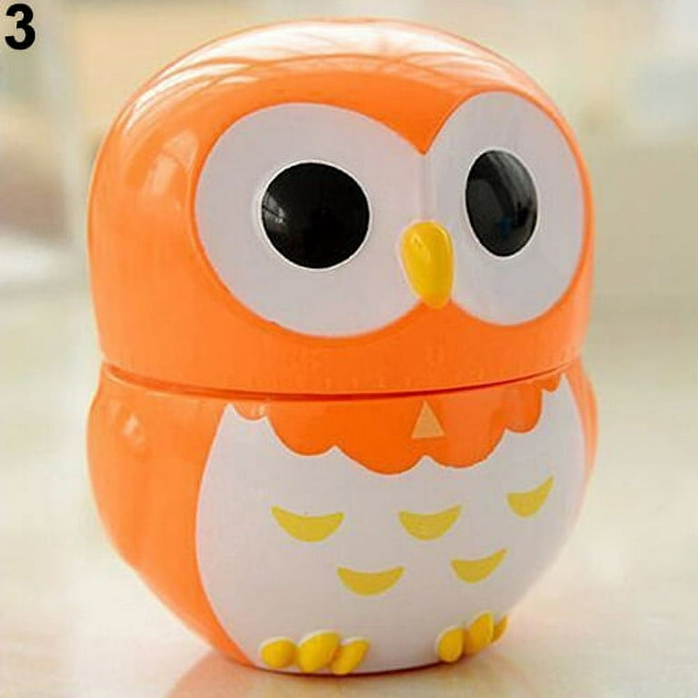 Grandest Birch 1Pc Owl Design 60 Minutes Mechanical Kitchen Cooking Timer  Clock Loud Alarm Loud Alarm Helpful Kitchen Tool Owl Car