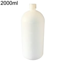 Grandest Birch 2000ml Clear Plastic Lab Seal Chemical Bottle Sample Bottle Storage Container Easy to Fill/Clean Leakproof Large Ca